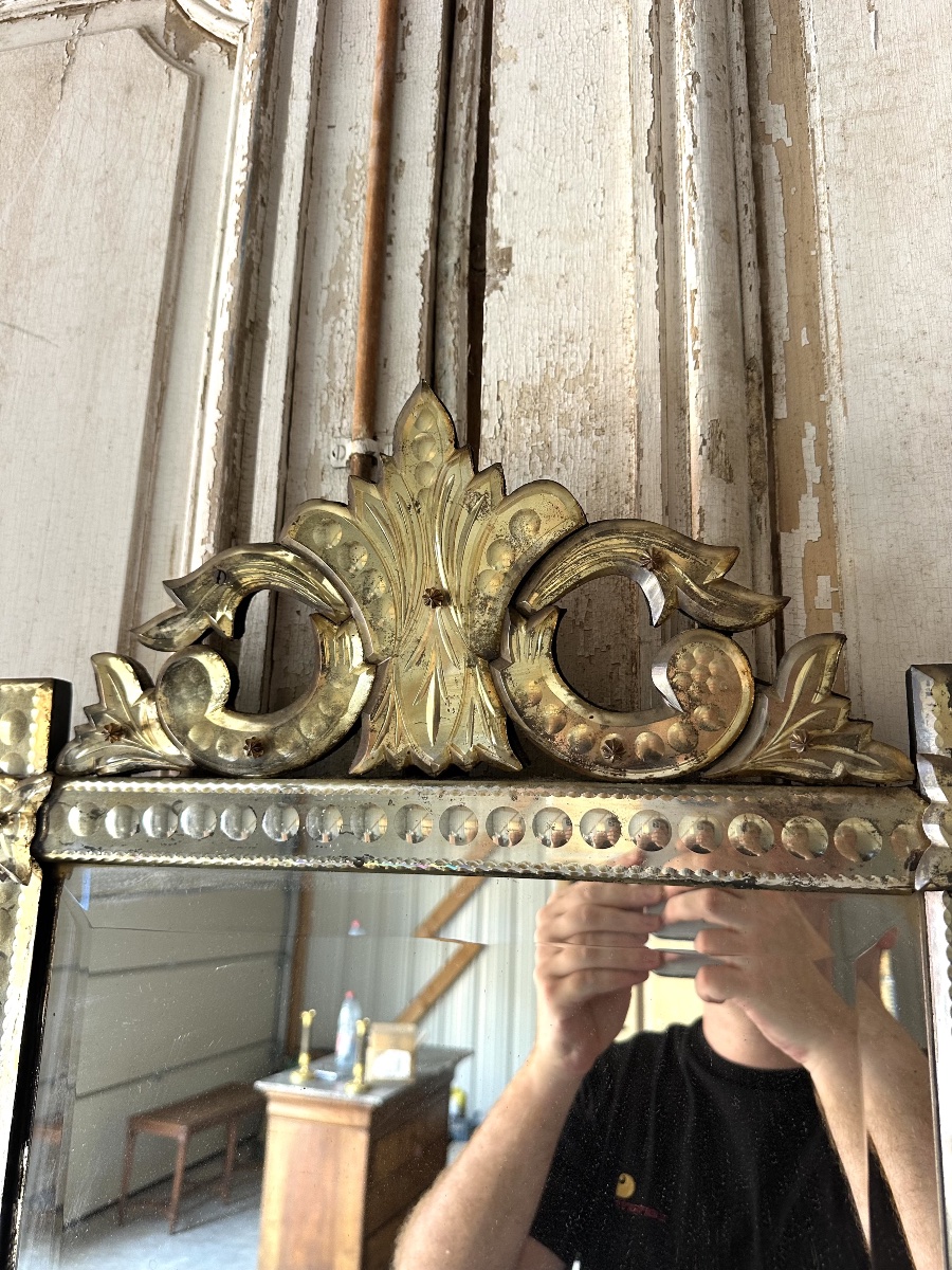 Small Venetian Mirror, Circa 1900-photo-2