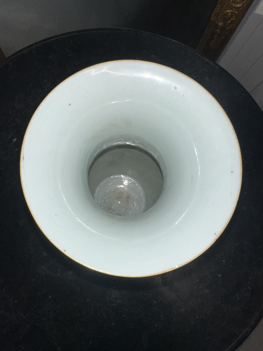 20th-century Chinese Canton Porcelain Vase-photo-5