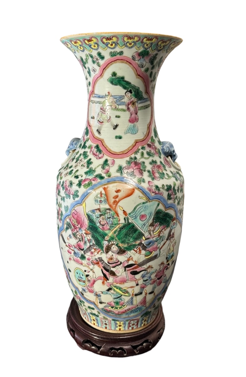 20th-century Chinese Canton Porcelain Vase