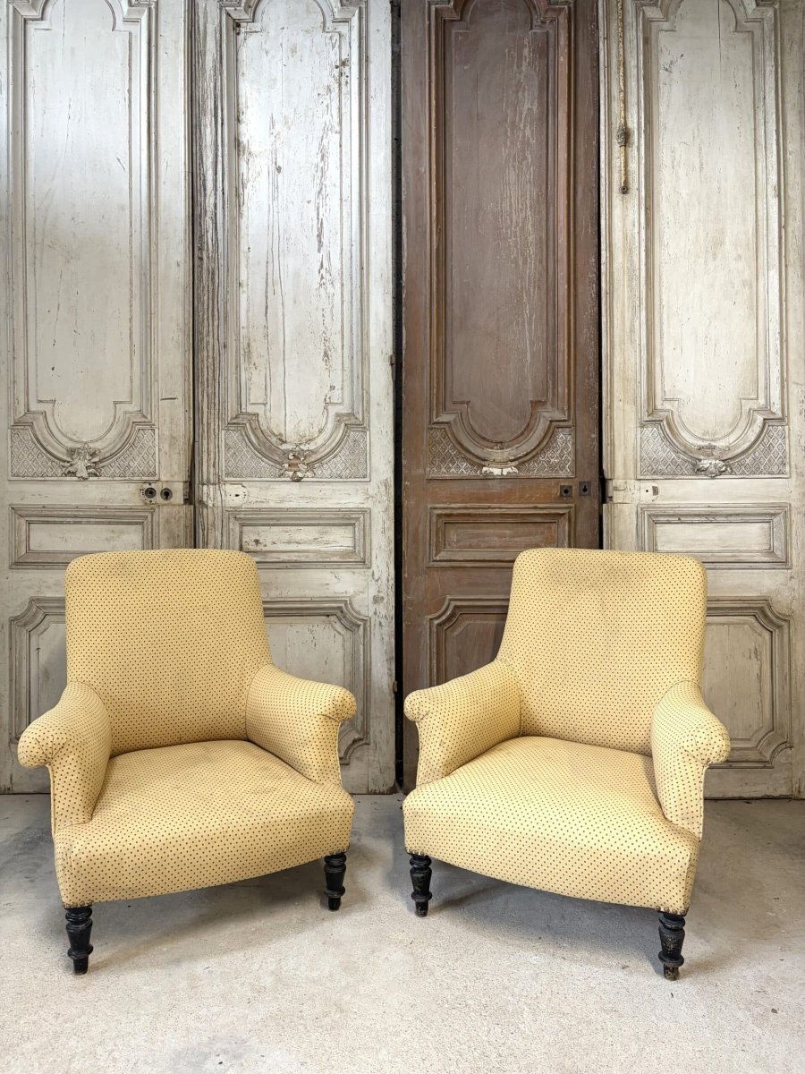 Pair Of Napoleon III Armchairs