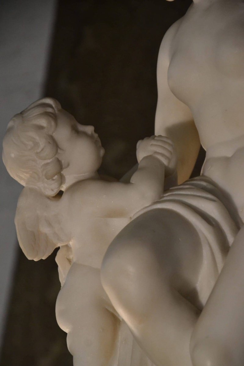 Marble Sculpture After Falconet, Late Nineteenth Century-photo-3