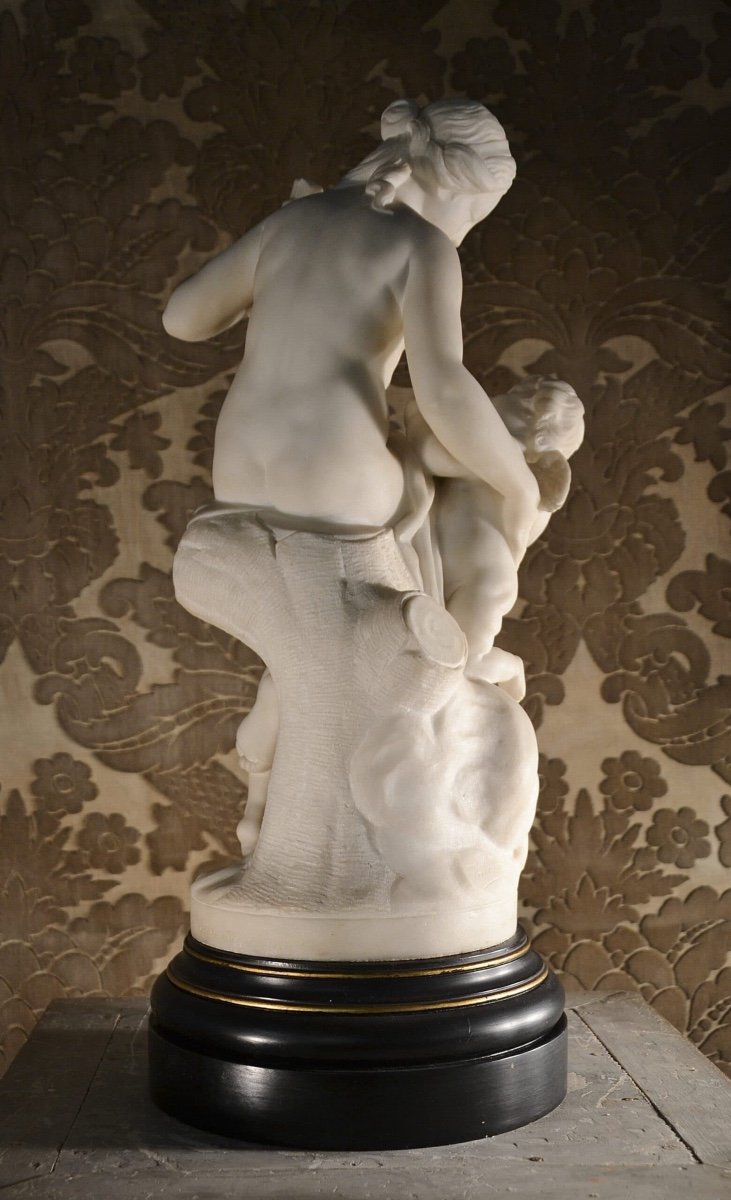 Marble Sculpture After Falconet, Late Nineteenth Century-photo-6
