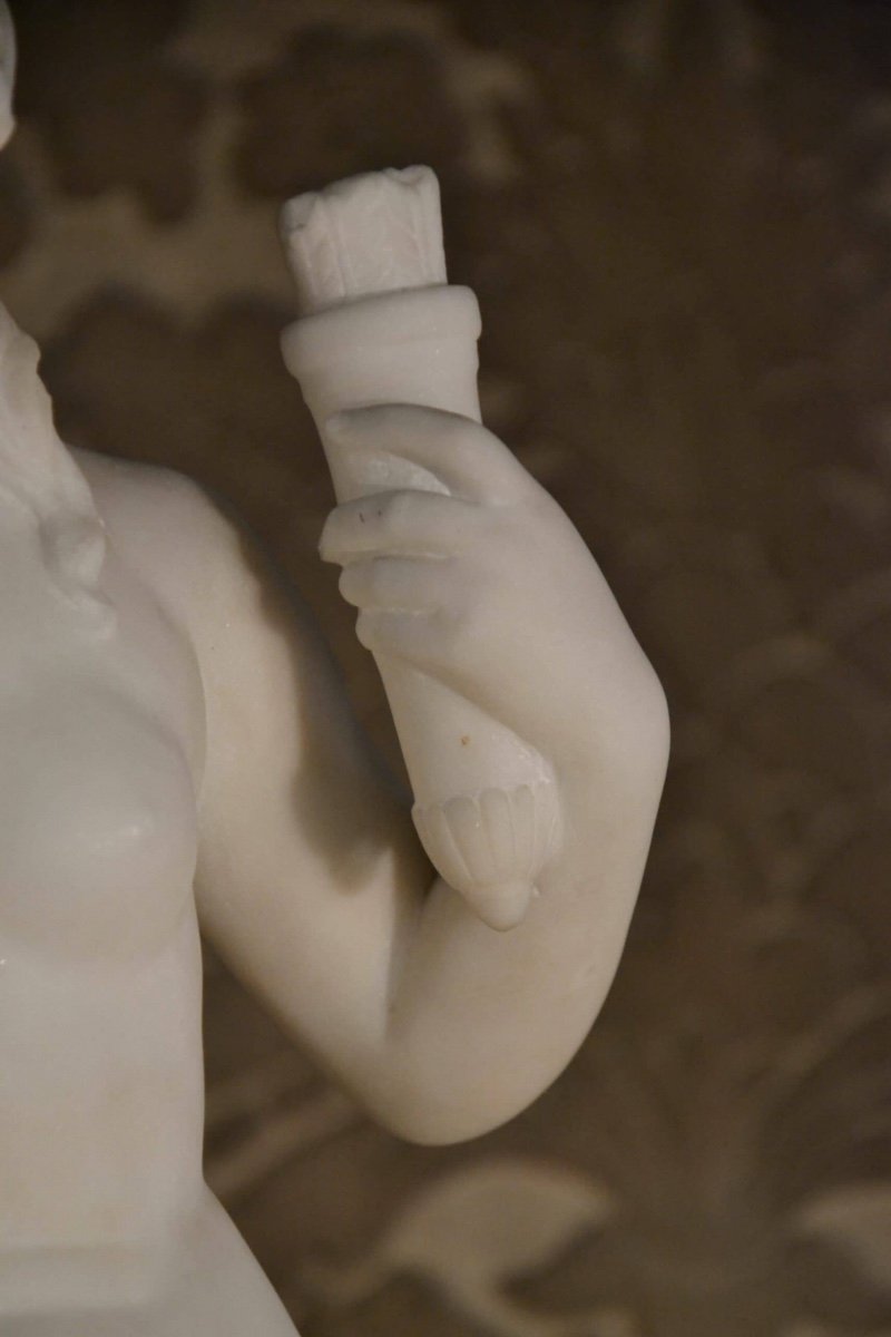 Marble Sculpture After Falconet, Late Nineteenth Century-photo-7