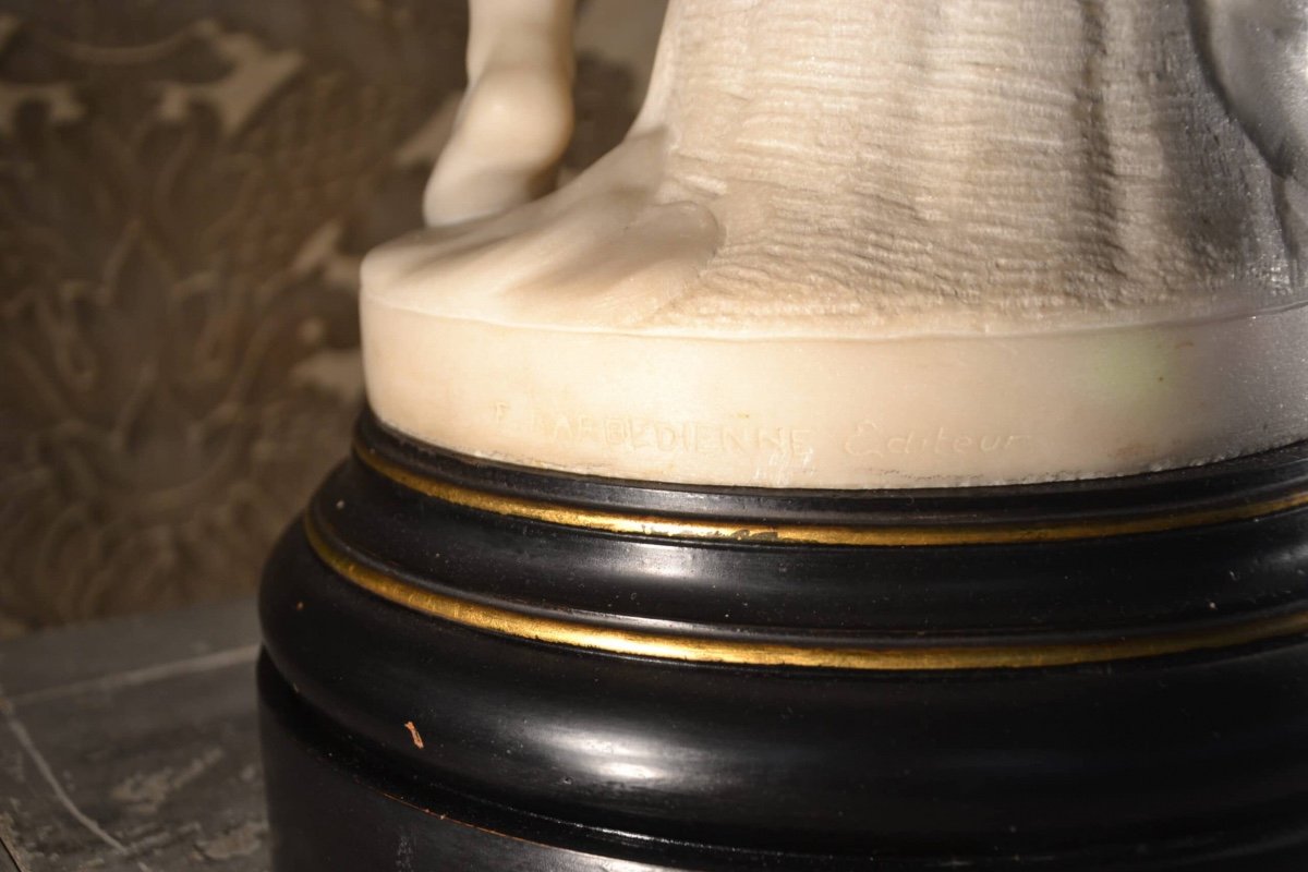Marble Sculpture After Falconet, Late Nineteenth Century-photo-8