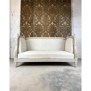 Louis XVI Style Alcove Sofa, 1900 Period