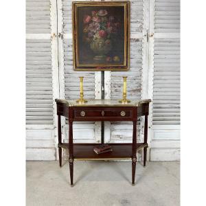 Louis XVI Mahogany Console 18th Century 