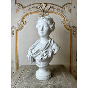 Biscuit Bust After Carrier-belleuse 1900 Period