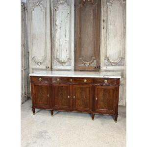 Enfilade Louis XVI en acajou époque fin XVIIIe siècle