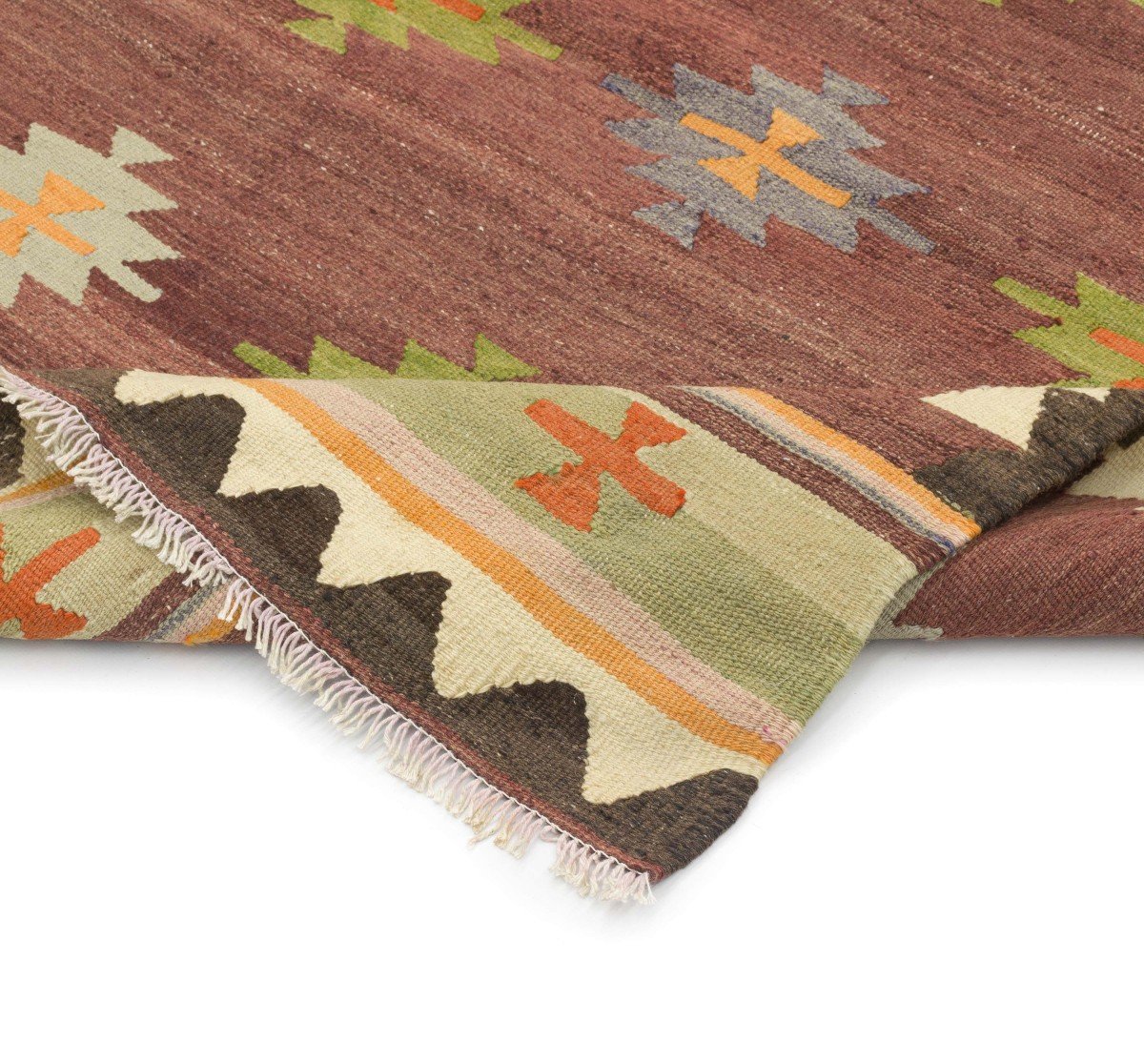 Tapis Kilim Turc Vintage-photo-4