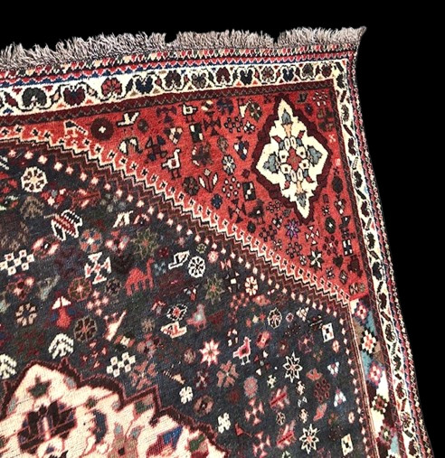 Tapis persan Chiraz laine 2mx2m-photo-2