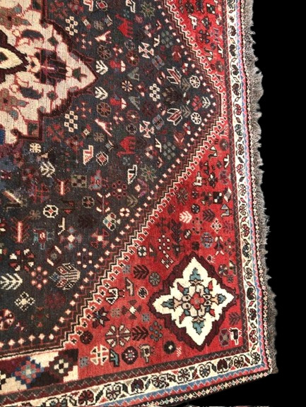 Tapis persan Chiraz laine 2mx2m-photo-3