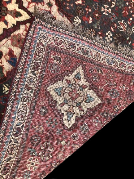 Tapis persan Chiraz laine 2mx2m-photo-4