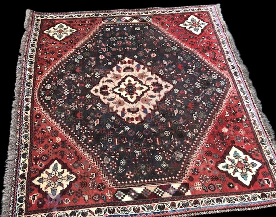 Tapis persan Chiraz laine 2mx2m