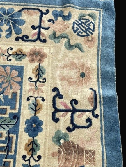 Grand Tapis Chinois Antik-Finish laine Circa 1980-photo-2