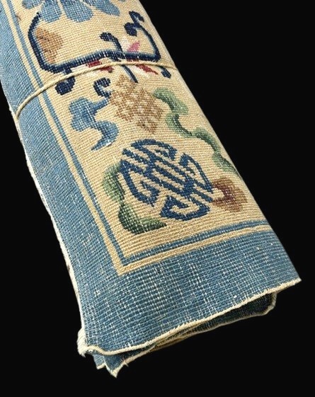 Grand Tapis Chinois Antik-Finish laine Circa 1980-photo-1