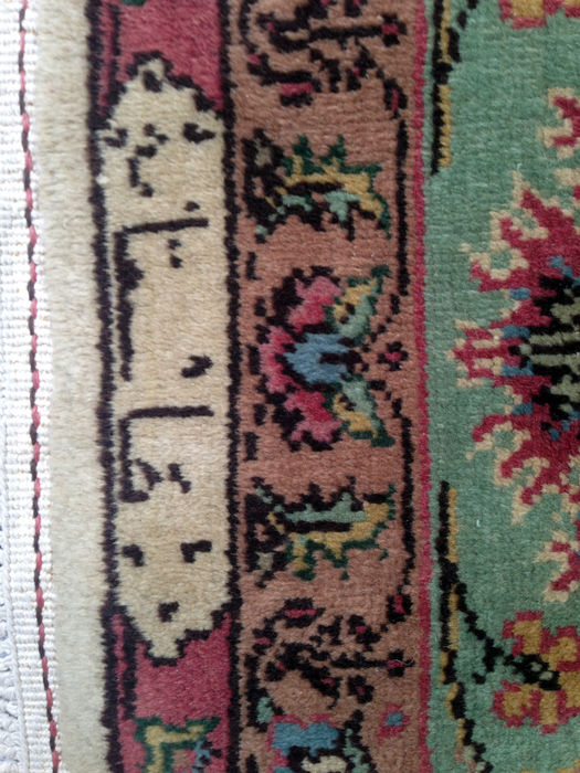 Large Iran Carpet Tabriz Signed "assara"-photo-4