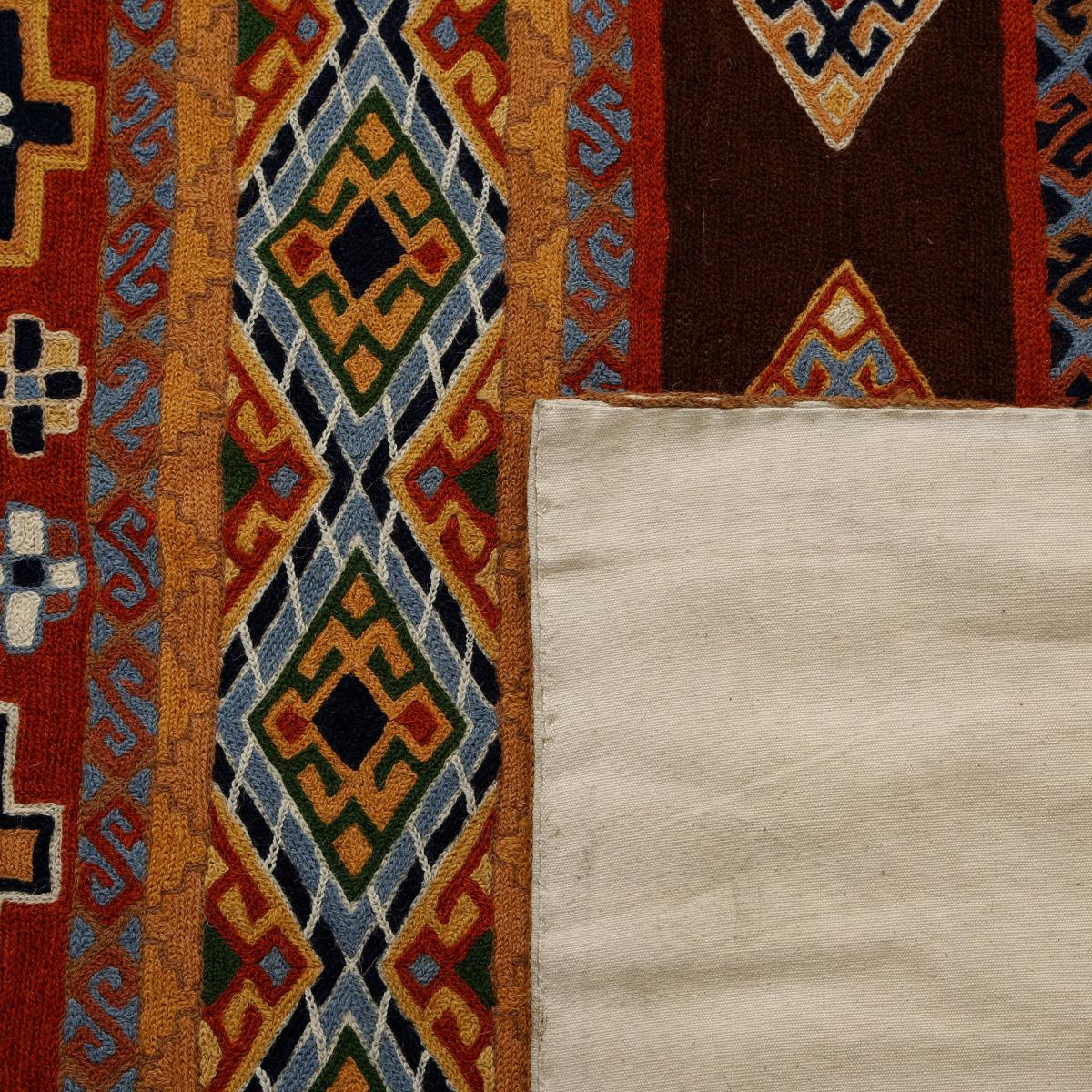 Tapis Sumak Seconde Moitié du XXème Siècle-photo-3