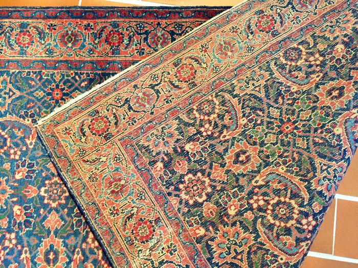 Grand Tapis de Couloir Mashad Iran Antique-photo-2