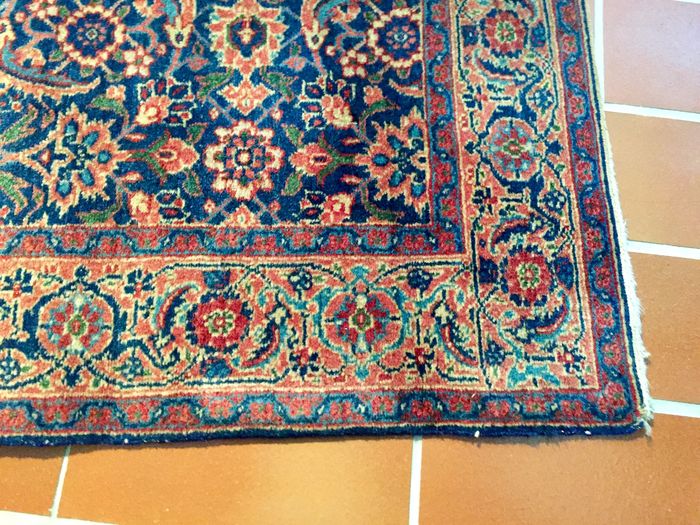 Grand Tapis de Couloir Mashad Iran Antique-photo-3