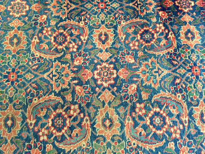 Grand Tapis de Couloir Mashad Iran Antique-photo-4