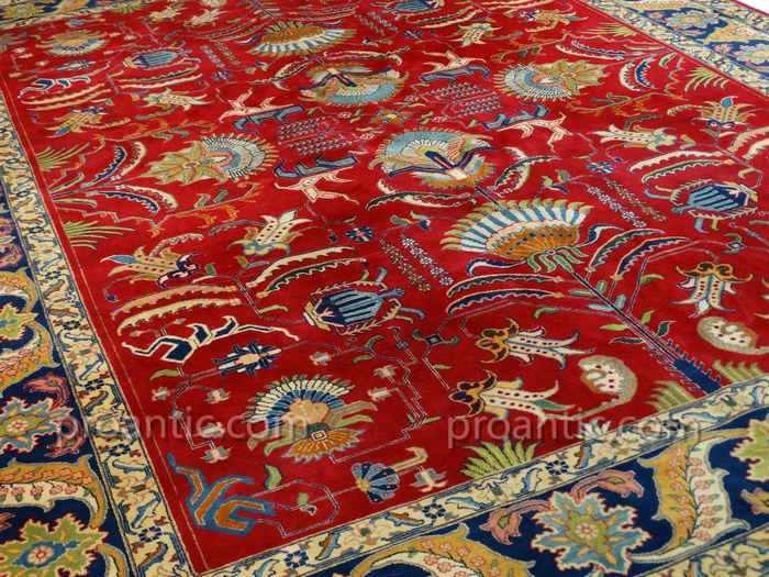 Iran Tabriz Carpet Signed XXth Century Media-photo-8