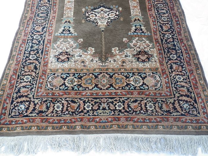 Superbe Tapis Indo-Keshan ( Mihrab ) -photo-2