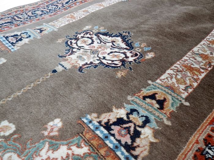 Superbe Tapis Indo-Keshan ( Mihrab ) -photo-3