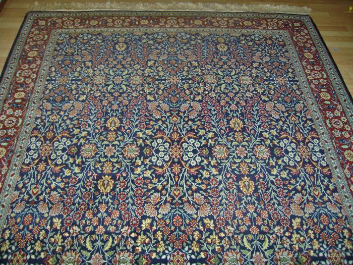 Tapis Hereke Turc - Mille Fleurs. Très Fin-photo-2