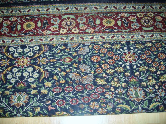 Tapis Hereke Turc - Mille Fleurs. Très Fin-photo-1