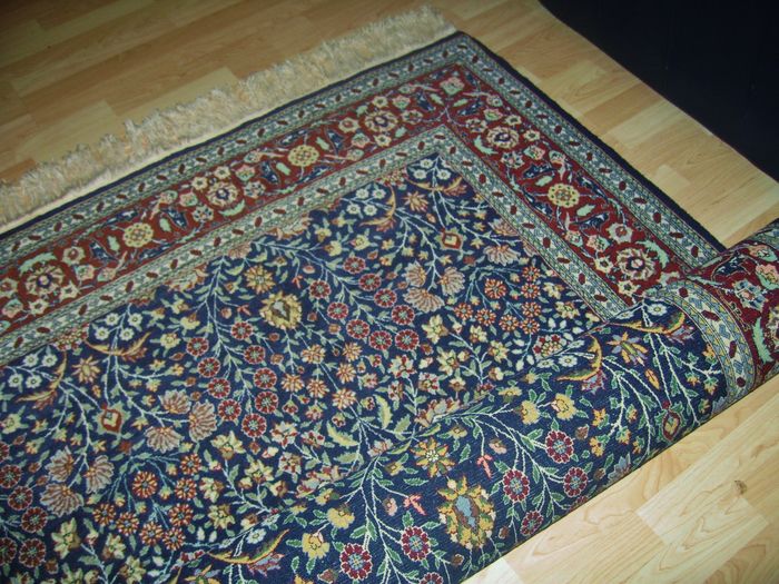 Tapis Hereke Turc - Mille Fleurs. Très Fin-photo-3