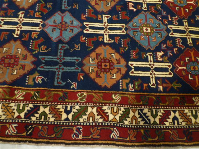 Tapis ancien Derbent Russe (Caucase) milieu XXème Siècle-photo-2