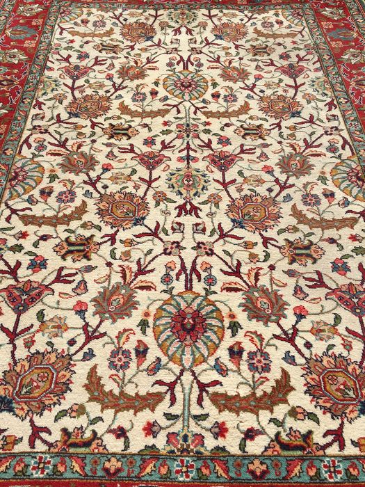 Grand Tapis Persan Tabriz Vintage-photo-2