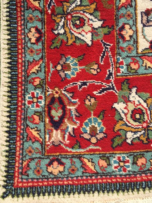 Grand Tapis Persan Tabriz Vintage-photo-4