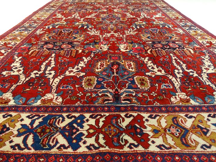 Grand Tapis Persan Heriz Ancien-photo-2