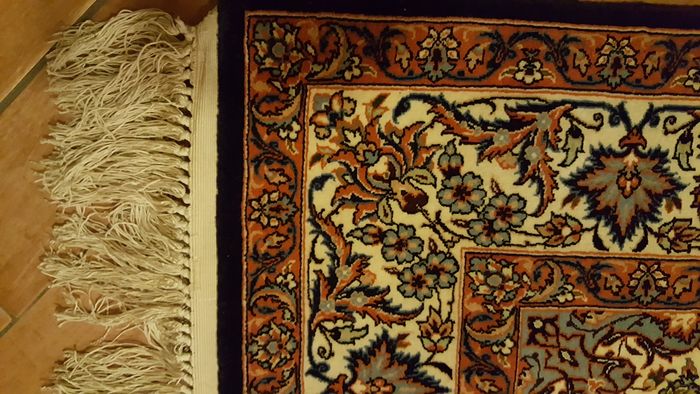 Tapis Iran Isfahan Extra Fin Laine & Soie-photo-2