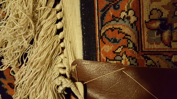 Tapis Iran Isfahan Extra Fin Laine & Soie-photo-4