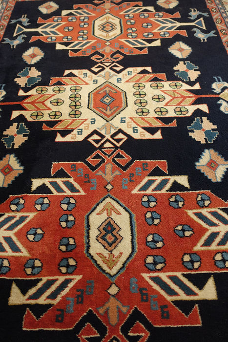 Tapis Kazak Adler Circa 1980-photo-3