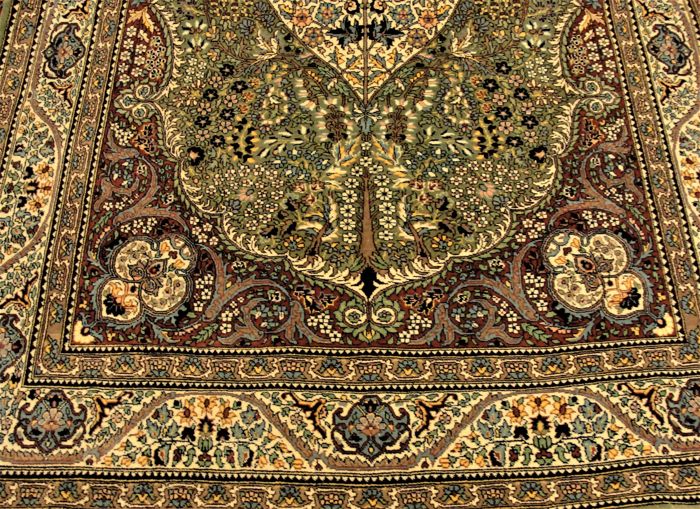 Tapis Kashmir Inde XXeme Siecle-photo-3