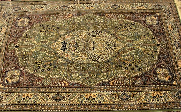 Tapis Kashmir Inde XXeme Siecle-photo-4