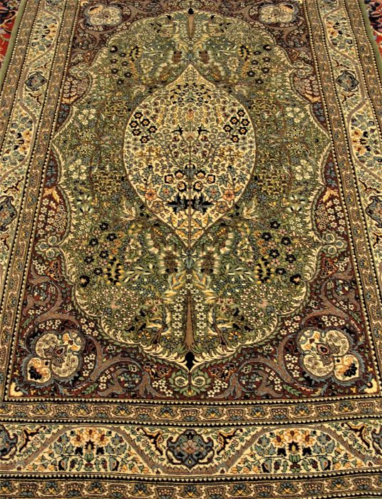 Tapis Kashmir Inde XXeme Siecle-photo-6