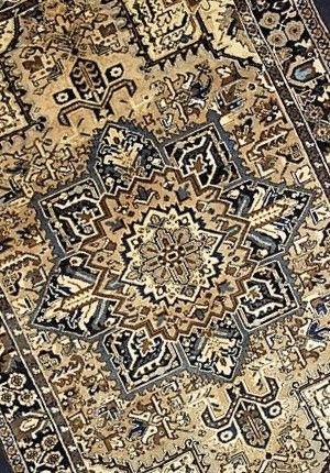 Tapis Persan Heriz Circa 1950-photo-2