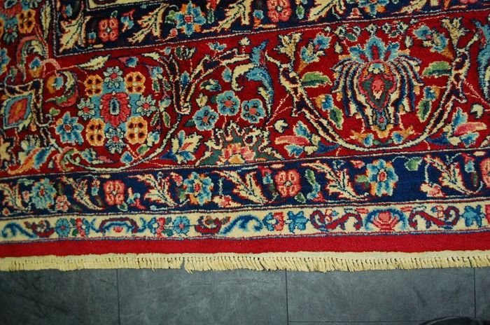 Large Persian Rug Kirman Royal-photo-3