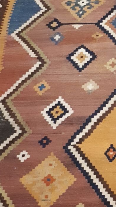 Persian Gashghai Kilim Rug Early 20th Century-photo-2