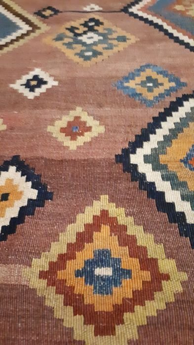 Tapis Kilim Persan Gashghaï début XXème-photo-1