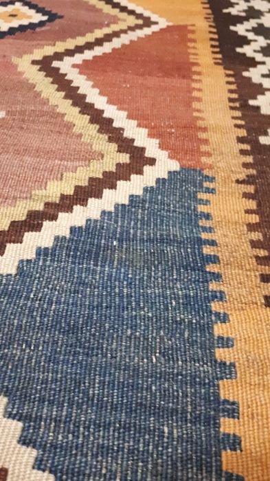 Persian Gashghai Kilim Rug Early 20th Century-photo-4