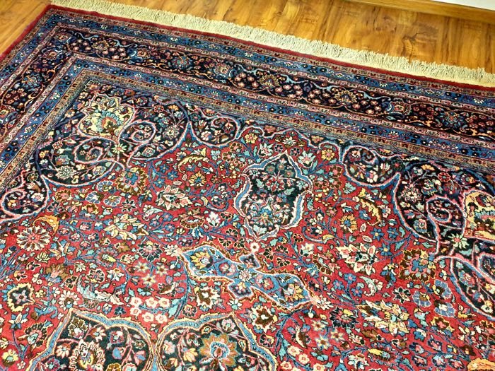 Large Persn Meshed Circa Rug 1980-photo-2