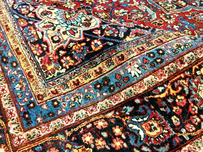 Grand Tapis Persan Meshed Circa 1980-photo-6