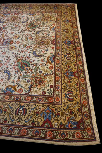 Grand Tapis Persan Tabriz-photo-6