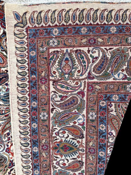 Grand Tapis Persan Kāshmar à Palmettes -photo-3