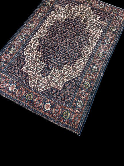 Tapis de tribu persan Sennebafe (Circa 1950)-photo-3